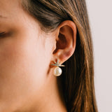 Etoile Star Pearl Drop Earrings