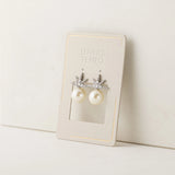 Etoile Star Pearl Drop Earrings