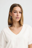 Eyelet Sleeves Shirt