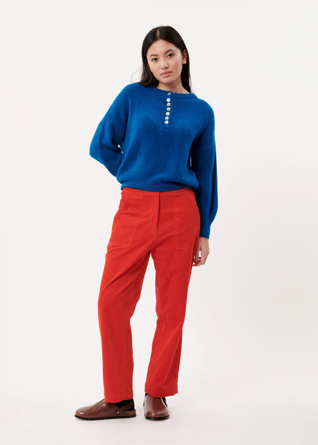 Pelly Red Corduroy Pant