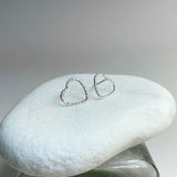 Bubble Heart Studs