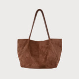 Faux Suede Tote
