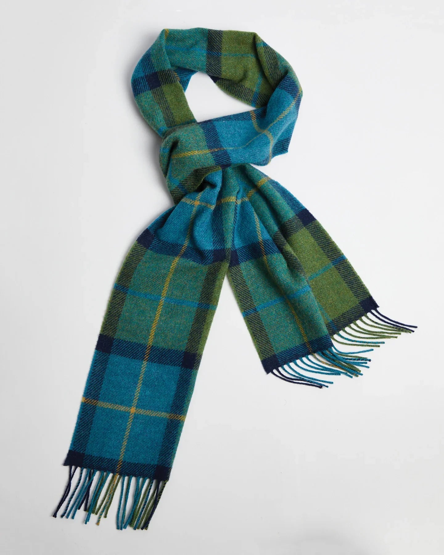 Shannon Check Lambswool Scarf