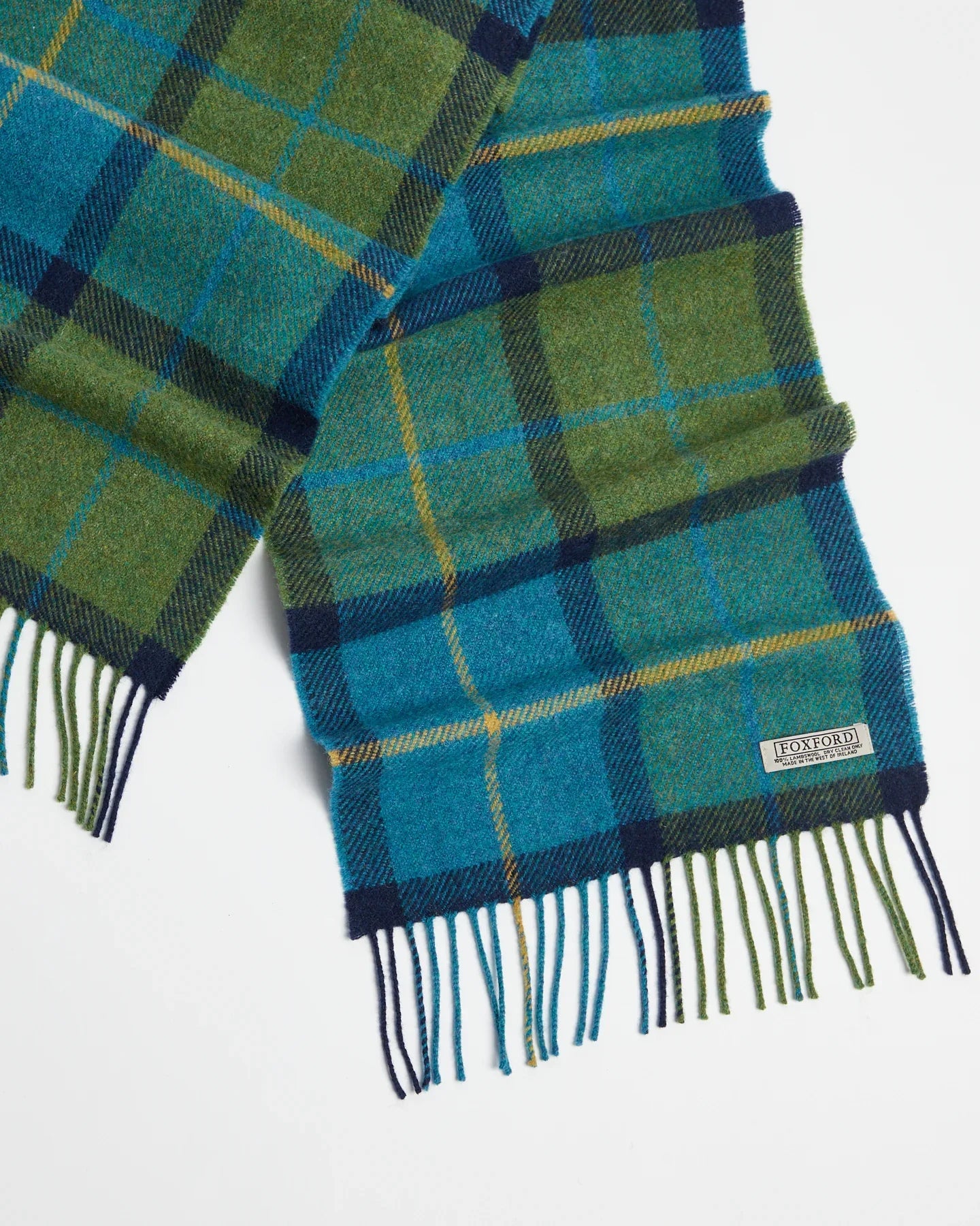 Shannon Check Lambswool Scarf