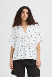Graphic Hearts Blouse