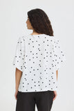 Graphic Hearts Blouse