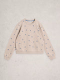 Heart Embroidered Sweater