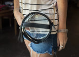 Round Crossbody Clear Bag