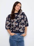 Jacquard Knit Victorian Sweater