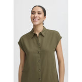 Kalamata Linen Shirt Dress