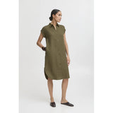 Kalamata Linen Shirt Dress
