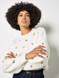 Embroidered Lemon Sweater