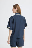 Leni Navy Blouse