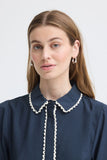 Leni Navy Blouse