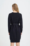 Light Knit Belt Dress