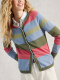 Lulu Crewneck Stripe Cardigan