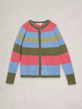 Lulu Crewneck Stripe Cardigan