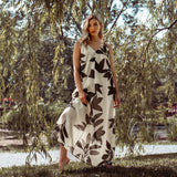 Printed Cotton Maxi Dress