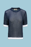 Margo Open Stitch Top