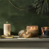 Balsam & Cedar Glass Ornament Candle