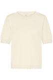 Mobbe Scallop Trim Top