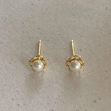 Tiny Pearl Studs