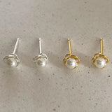 Tiny Pearl Studs