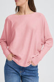 Pink Batwings Sleeves Top