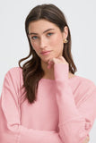 Pink Batwings Sleeves Top