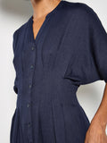 Pleated Shirt Dress