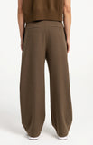 Pleated Barrel Leg Trouser