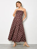 Polka Dot Bow Back Jumpsuit