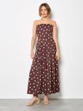 Polka Dot Bow Back Jumpsuit