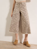 Printed Gianna Wide Leg Denim