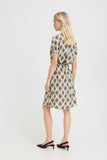 Printed Oneck Dress