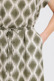 Printed Oneck Dress