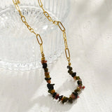 Raw Tourmaline Necklace