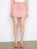Scalloped Hem Skirt