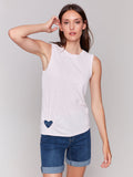 Organic Cotton Heart Tank