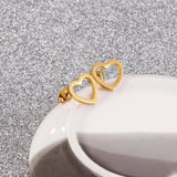 Cute Heart Studs