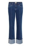 Ranja Straight Leg Cuffed Jean