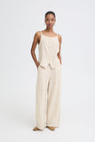 Stripe Linen Vest