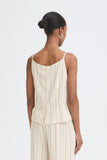 Stripe Linen Vest