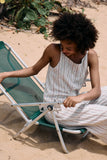 Stripe Linen Vest