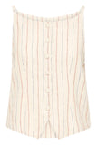 Stripe Linen Vest
