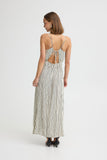 Open Back Stripe Dress