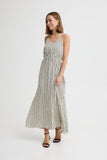 Open Back Stripe Dress