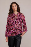 Floral Pleated Blouse