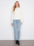 Textured Buttercream Sweatshirt