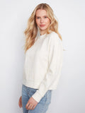 Textured Buttercream Sweatshirt